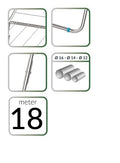 Uscator rufe , tip suport , 18 m , Grunberg