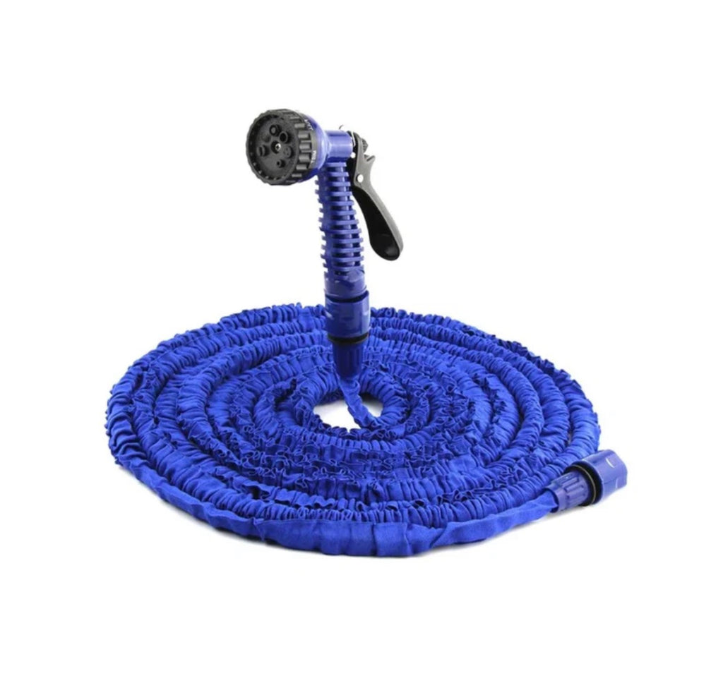 FURTUN EXTENSIBIL GRADINA 60M CU PISTOL DE STROPIT - UDAT PROFESIONAL VERDE/ALBASTRU