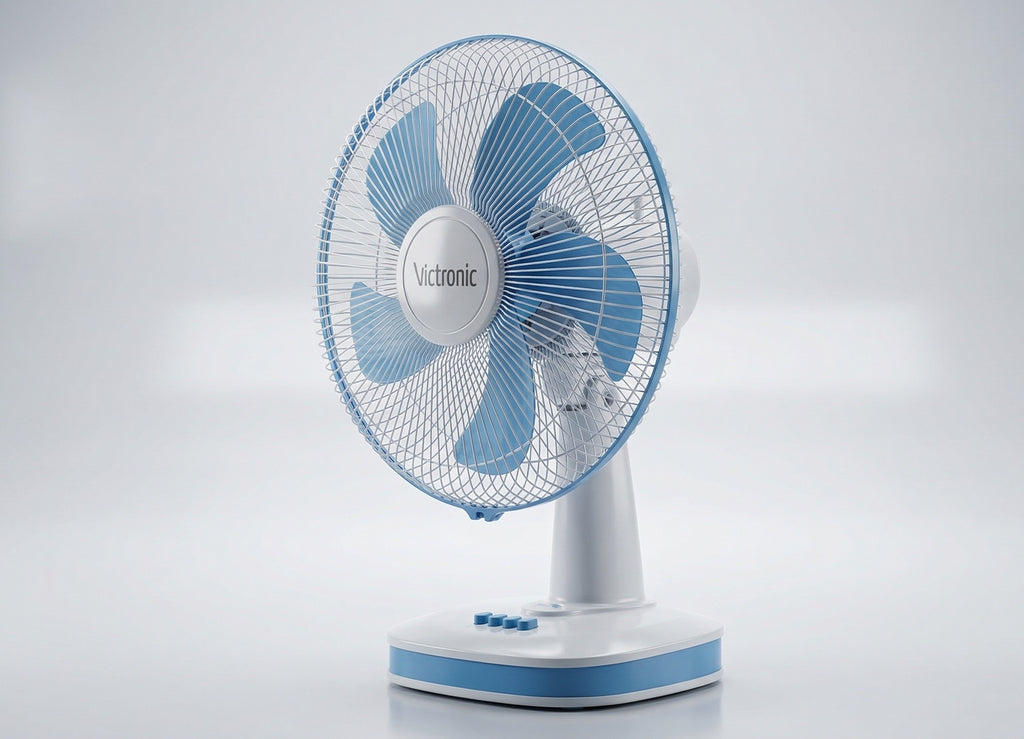 Ventilator pentru birou, 40 cm, 3 trepte de viteza, 45 W, Victronic