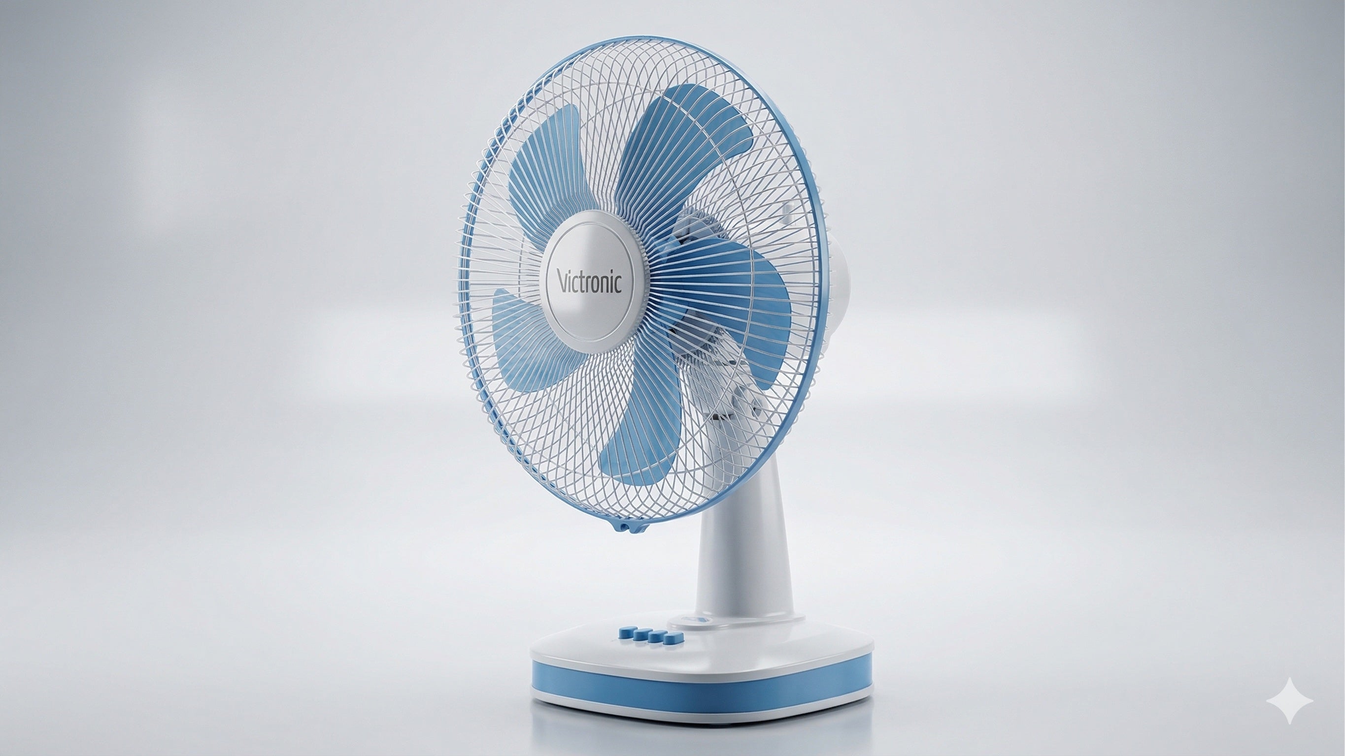 Ventilator pentru birou, 40 cm, 3 trepte de viteza, 45 W, Victronic