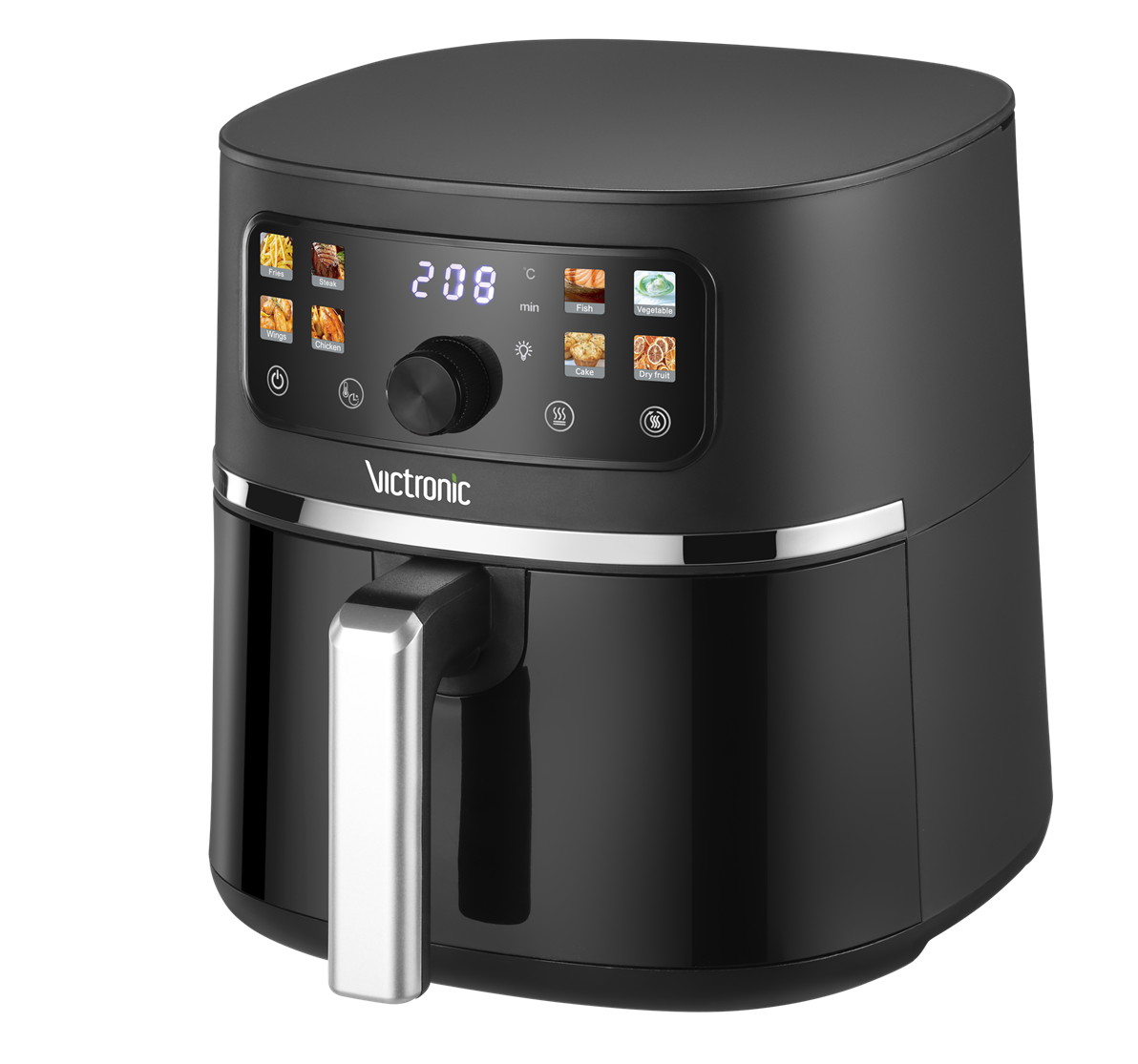 Friteuza cu aer cald, cronometru 0-60 min, 4.50l, 1250-1500 W, Victronic