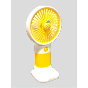 Pachet x3 Mini Ventilator Portabil cu Suport, Reîncărcabil USB – Silențios, Design Compact