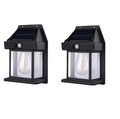 1 + 1 GRATIS - Lampa solara bec de perete LED cu senzor de miscare