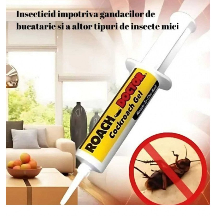 Set 3 x Insecticid tip seringa, solutie antigandaci, se aplică ușor și precis
