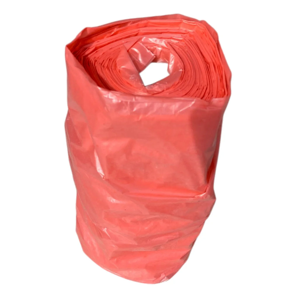 Pungi plastic tip maieu, diferite culori, 50 bucati pe rola