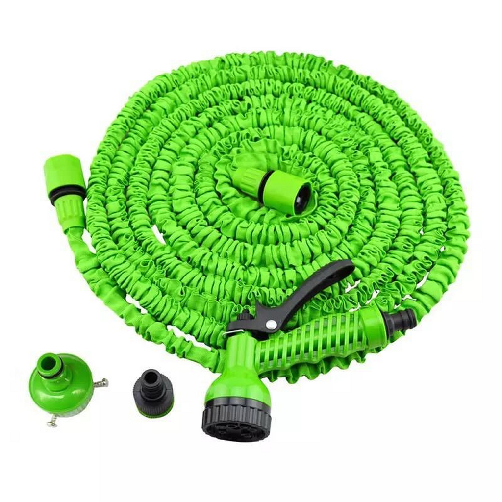 FURTUN EXTENSIBIL GRADINA 60M CU PISTOL DE STROPIT - UDAT PROFESIONAL VERDE/ALBASTRU